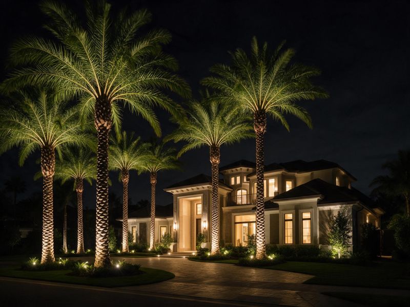 landscape lighting project near Scottsdale, AZ