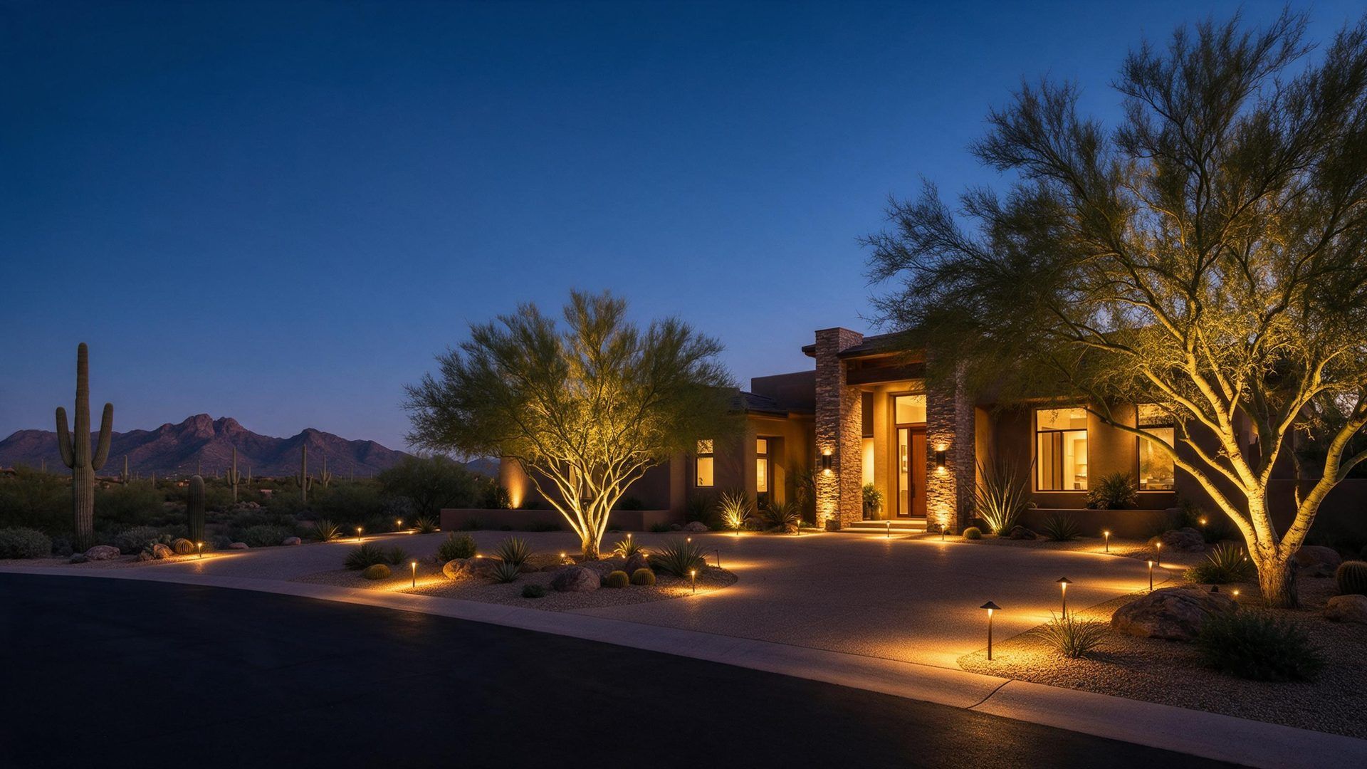 Landscape Lighting in Scottsdale, AZ by Scottsdale Night Lighting