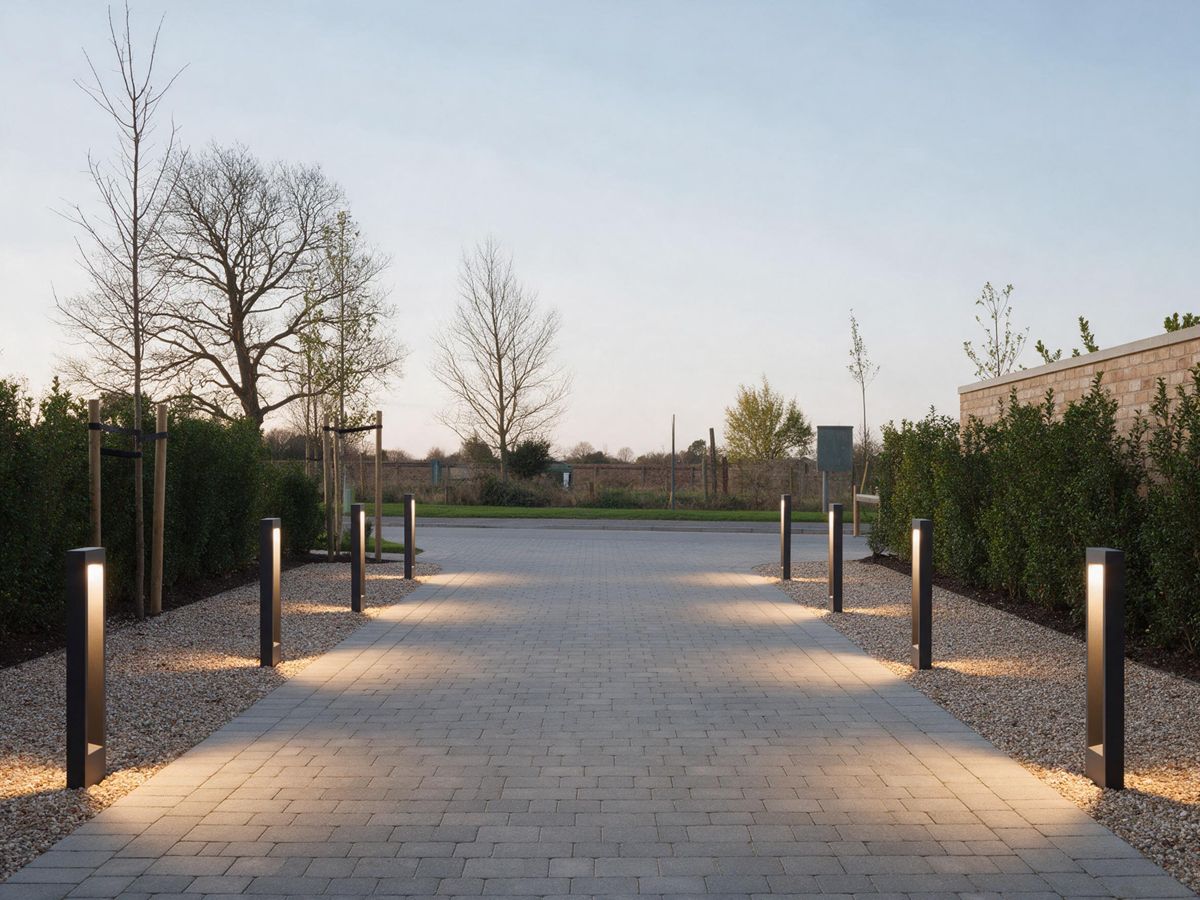 landscape lighting project in Phoenix, AZ